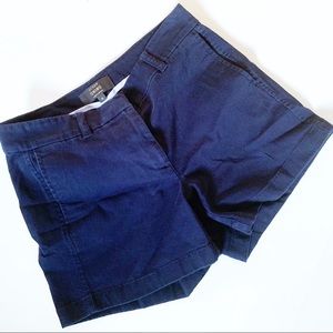 🌺J. crew navy blue size 0 chino shorts